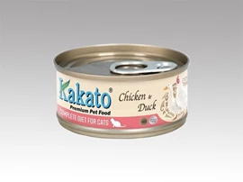 Kakato Complete Diet Tinned Food - Chicken & Duck 70g
