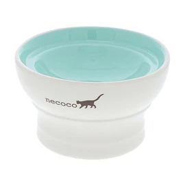 Petio necoco Raised Ceramic Bowl for Wet Food