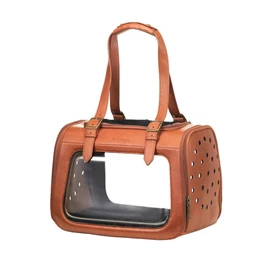 IBIYAYA Portable Window Leather Carrier - Brown