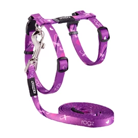 ROGZ Kiddycat Harness/Lead S - Purple Dragnfly