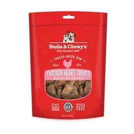 STELLA & CHEWY'S Freeze-Dried Raw Organ Treats - Chicken Heart 3oz