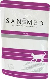 SANIMED Curative Cat Food Renal Pouch - Chicken + Lamb Flavor 100g