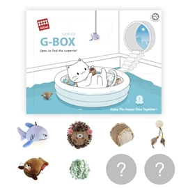 GIGWI G-BOX 貓玩具盲盒 (6固定款 + 1隱藏款)
