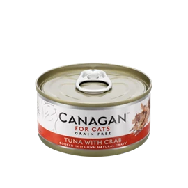 CANAGAN Grain Free Canned Food -  Tuna with Crab For Cats 75g