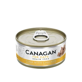 CANAGAN Grain Free Canned Food -  Tuna with Chicken For Cats 75g