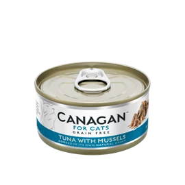 CANAGAN Grain Free Canned Food -  Tuna with Mussels For Cats 75g