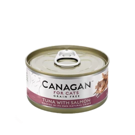 CANAGAN Grain Free Canned Food -  Tuna with Salmon For Cats 75g