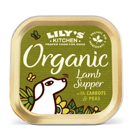 LILY'S KITCHEN ORGANIC WET FOOD FOR DOGS - Organic Lamb Supper 150g