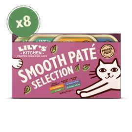 LILY'S KITCHEN 天然無穀物貓用主食罐 - 四款貓咪精選餐盒 85g x 8