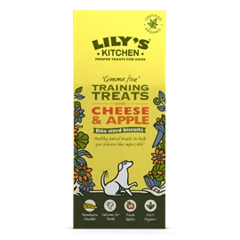 LILY'S KITCHEN TREATS FOR DOGS - Organic Cheese & Apple Training Treats 100g