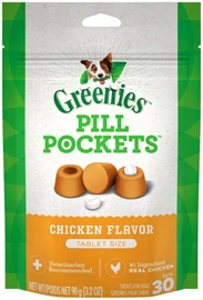 GREENIES Dog Pill Pocket Chicken - TAB 3.2oz