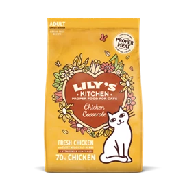 LILY'S KITCHEN 天然貓用主食乾糧 - 無穀物滋味雞肉餐 2KG