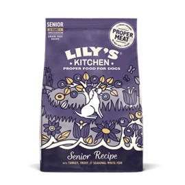 LILY'S KITCHEN DRY FOOD FOR DOGS - Turkey & Trout Dry Food for Senior Dogs 2.5KG