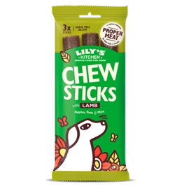 LILY'S KITCHEN TREATS FOR DOGS - Chew Sticks with Lamb 120g