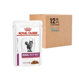 ROYAL CANIN Cat Renal Beef Pouch 85g  (1x12)