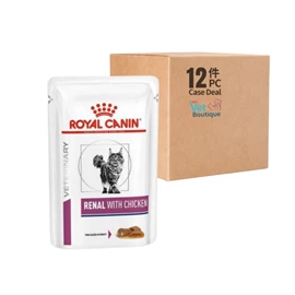 ROYAL CANIN Cat Renal Chicken Pouch 85g  (1x12)
