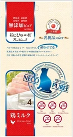 RIVERD REPUBLIC NECO PUREE All Natural PureValue5 Daily Products Select Chicken/Milk 13g x 4