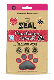 ZEAL 100% Natural Functional Treats - Vension Liver 125g