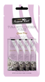 Fussie Cat Tuna with Chicken Purée 2oz x 4
