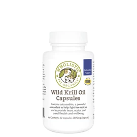 WHOLISTIC PET ORGANICS Krill Oil Capsules 野生磷蝦油丸 (60粒裝)