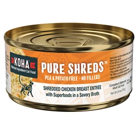 KOHA Canned Food - Pure Shreds Shredded Chicken Breast Entrée for Cats 79g