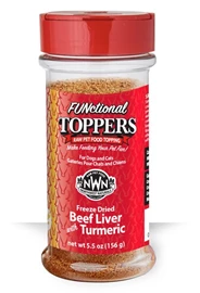 NORTHWEST NATURALS FUNctional TOPPERS - Freeze Dried  Beef Liver & Turmeric 5.5oz
