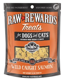 NORTHWEST NATURALS Freeze Dried Treats for Dogs and Cats - Wild Caught Salmon 2.5oz