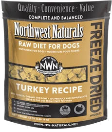 NORTHWEST NATURALS Freeze Dried Diets for Dogs - Turkey 12oz