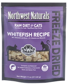 NORTHWEST NATURALS Freeze Dried Diets for Cats -  Whitefish 11oz