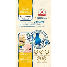 RIVERD REPUBLIC PureValue5 乳製品精選貓用肉泥 雞肉&起司 / 雞肉&優格 13g x 4