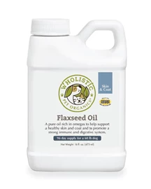Wholistic Pet Organics Flax Seed Oil 16 oz