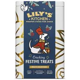 LILY'S KITCHEN TREATS FOR DOGS - Cracking Festive Christmas Treats 300g