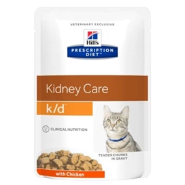 HILL'S Prescription Diet Feline k/d Chicken Pouch 85g (Per pouch)