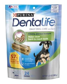 PURINA DENTALIFE Daily Oral Care Mini Dog Treat   (24pcs)