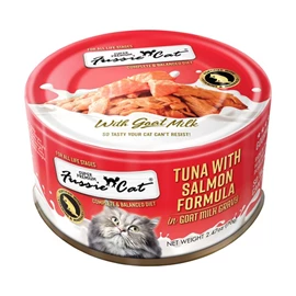 FUSSIE Cat Premium Tuna with Salmon Formula in Goat Milk Gravy 70g