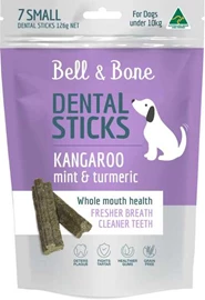 BELL & BONE Dental Sticks - Kangaroo Mint and Turmeric