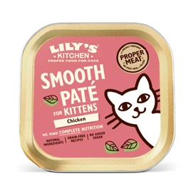 LILY'S KITCHEN WET FOOD FOR CATS - Smooth Paté for Kittens 85g