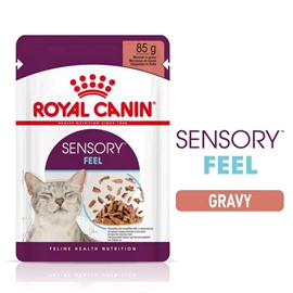 ROYAL CANIN FHN CAT SENSORY GRAVY FEEL 85G (PER POUCH)