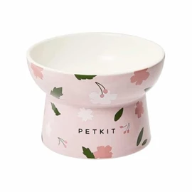 PETKIT陶瓷高腳碗 單碗 - 櫻花色
