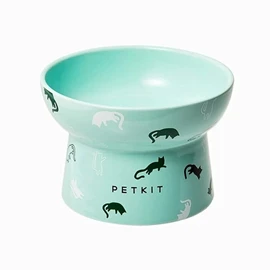 PETKIT Pet Feeder - Ceramic Elevated Cat Bowl - Green