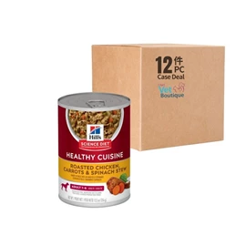 希爾思健康燉肉配方 成犬香烤雞肉燉胡蘿蔔及菠菜 12.5安士 (1x12)