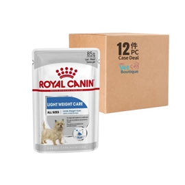 ROYAL CANIN LIGHT WEIGHT CARE ADULT DOG POUCH LOAF 85G  (1X12)