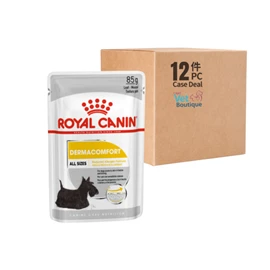 ROYAL CANIN DERMACOMFORT ADULT DOG POUCH LOAF 85G  (1X12)