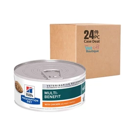 HILL'S Prescription Diet w/d Multi-Benefit with Chicken Wet Cat Food 5.5oz  (1X24)