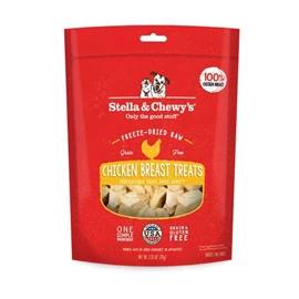 STELLA & CHEWY'S FREEZE-DRIED SINGLE INGREDIENT TREATS - CHICKEN BREAST 2.75OZ