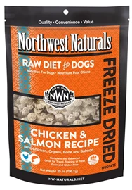 NORTHWEST NATURALS FREEZE DRIED DIET FOR DOGS - CHICKEN + SALMON 25OZ 