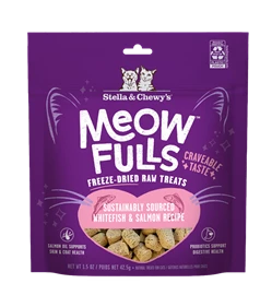 STELLA & CHEWY’S 喵呼！白魚+三文魚凍乾小食 1.5OZ