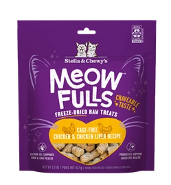  STELLA & CHEWY’S 喵呼！雞肉+雞肝凍乾小食1.5OZ