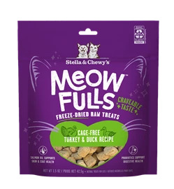  STELLA & CHEWY’S 喵呼！火雞＋鴨凍乾小食 1.5OZ