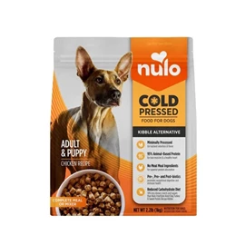 NULO COLD PRESSED FOOD FOR ADULT & PUPPY - SALMON, CHICKEN & WHITEFISH RECIPE 2.2LB